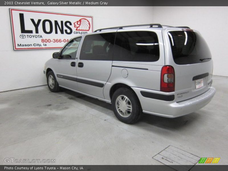 Galaxy Silver Metallic / Medium Gray 2003 Chevrolet Venture