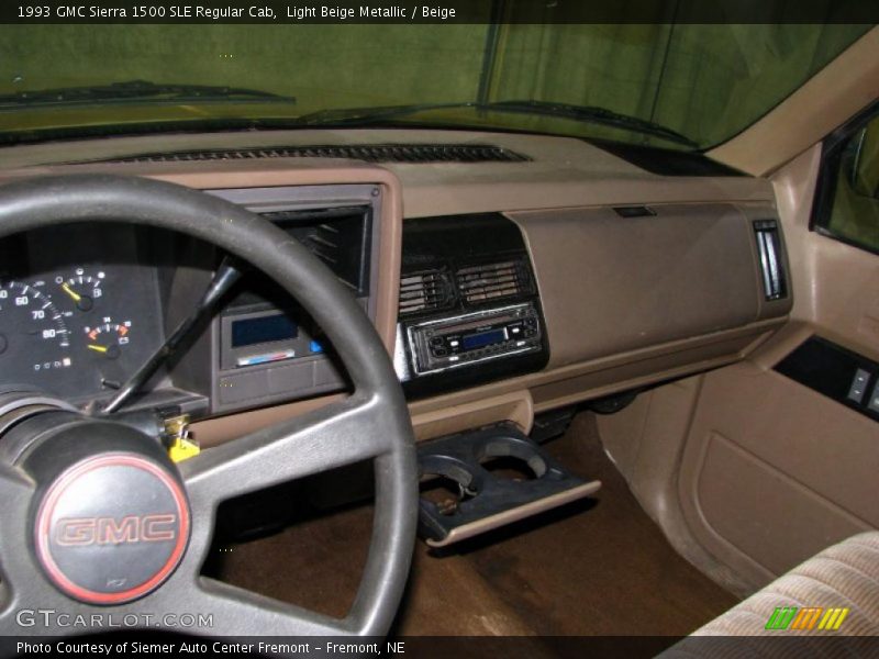 Light Beige Metallic / Beige 1993 GMC Sierra 1500 SLE Regular Cab