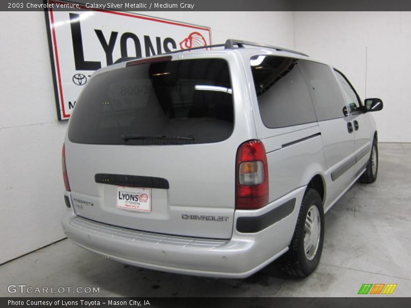 Galaxy Silver Metallic / Medium Gray 2003 Chevrolet Venture