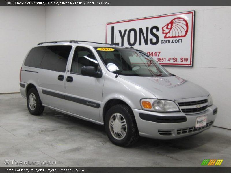 Galaxy Silver Metallic / Medium Gray 2003 Chevrolet Venture