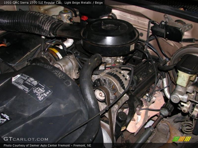 Light Beige Metallic / Beige 1993 GMC Sierra 1500 SLE Regular Cab