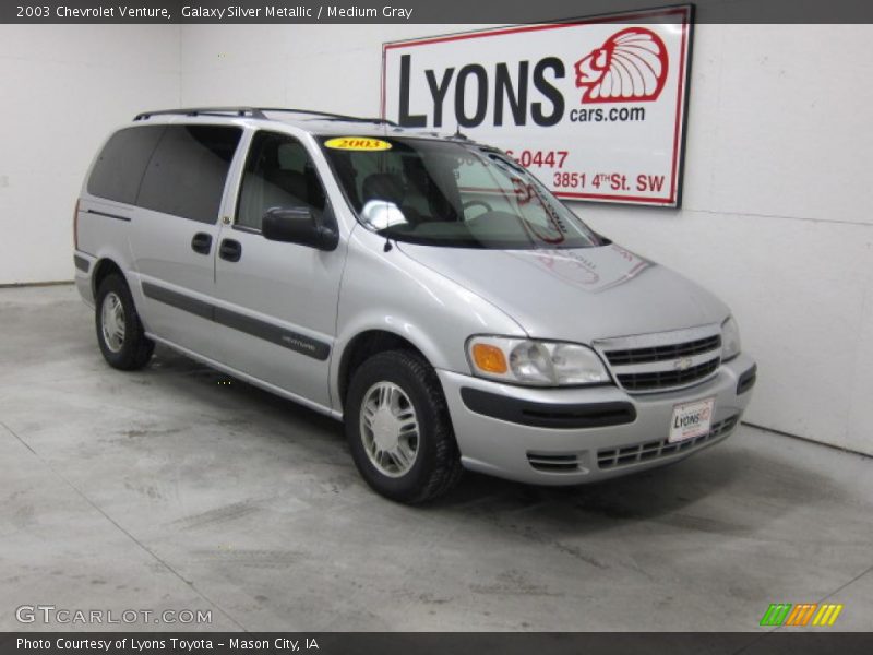 Galaxy Silver Metallic / Medium Gray 2003 Chevrolet Venture