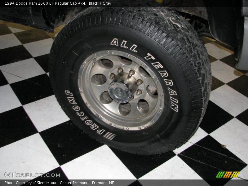 Black / Gray 1994 Dodge Ram 2500 LT Regular Cab 4x4