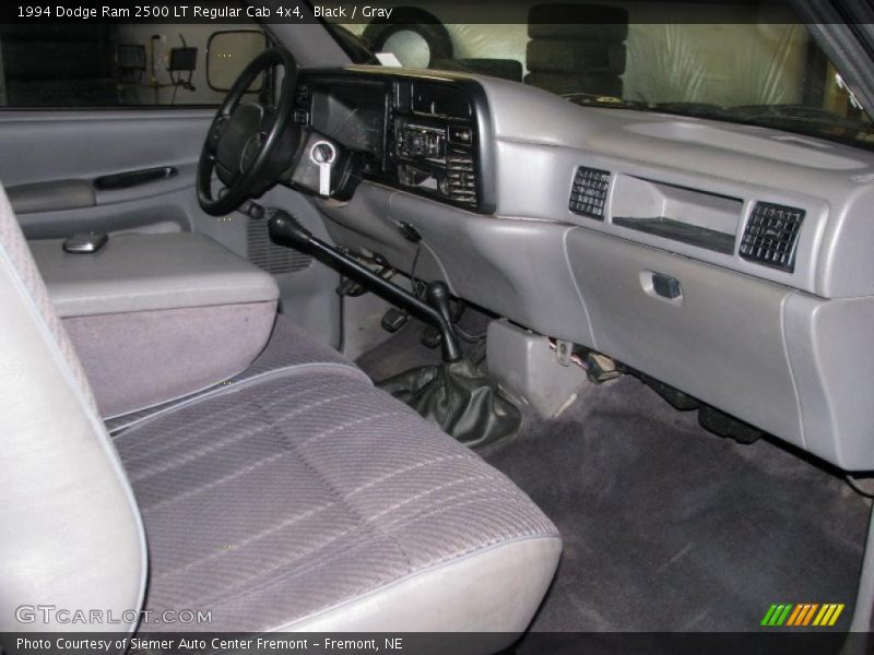 Black / Gray 1994 Dodge Ram 2500 LT Regular Cab 4x4