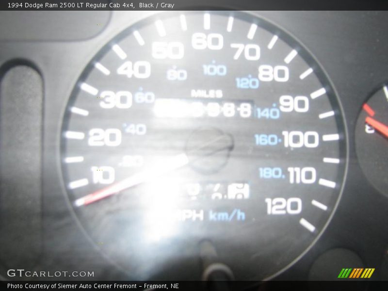 Black / Gray 1994 Dodge Ram 2500 LT Regular Cab 4x4