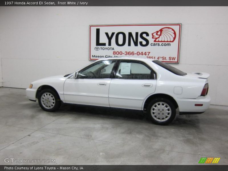 Frost White / Ivory 1997 Honda Accord EX Sedan
