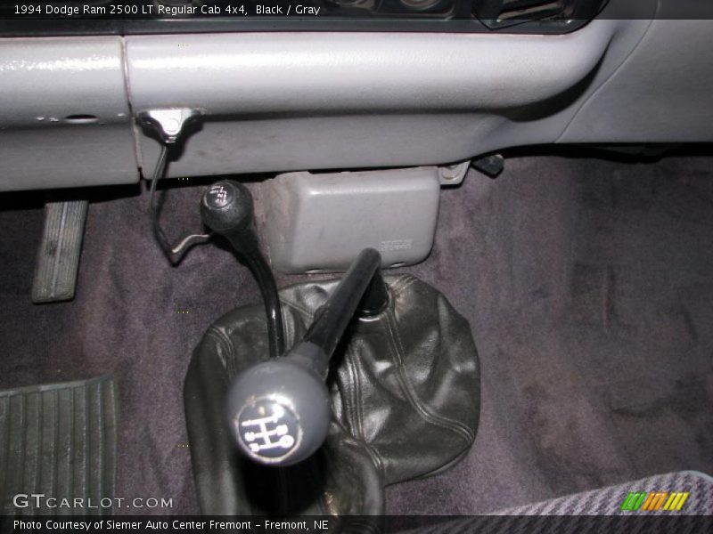 Black / Gray 1994 Dodge Ram 2500 LT Regular Cab 4x4