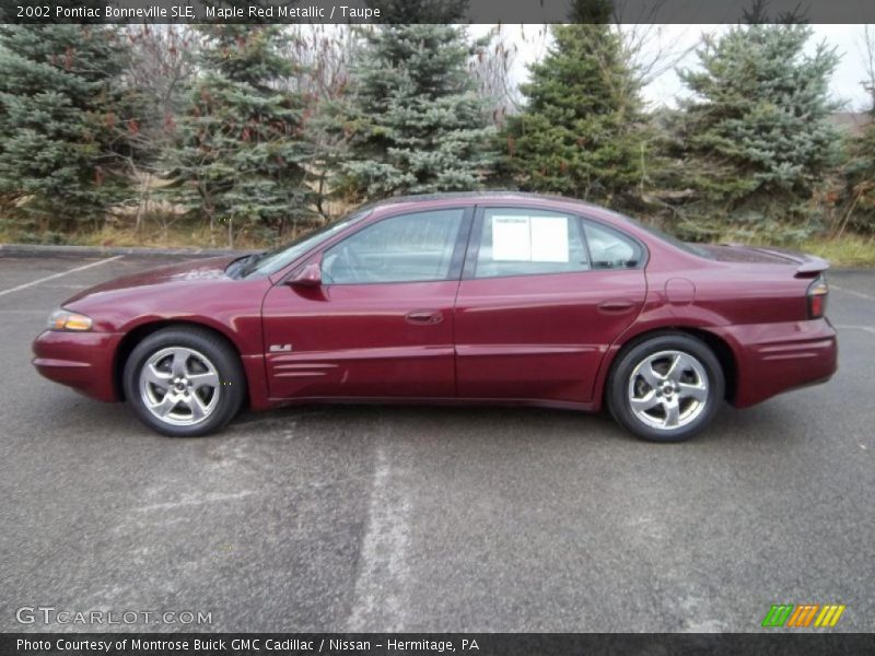  2002 Bonneville SLE Maple Red Metallic
