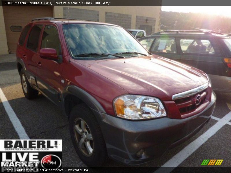 Redfire Metallic / Dark Flint Gray 2006 Mazda Tribute s 4WD