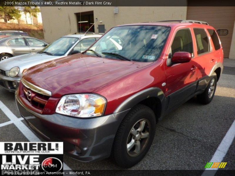 Redfire Metallic / Dark Flint Gray 2006 Mazda Tribute s 4WD