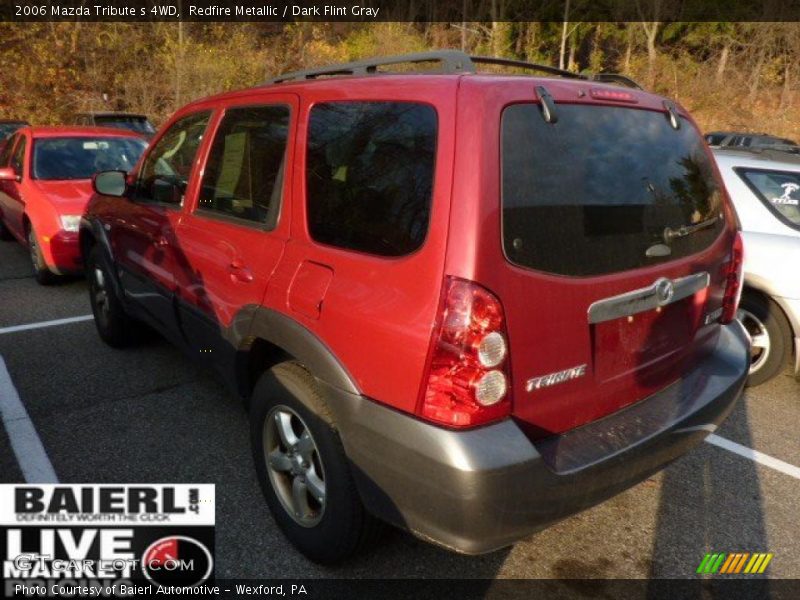 Redfire Metallic / Dark Flint Gray 2006 Mazda Tribute s 4WD