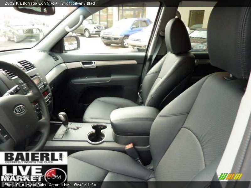 Bright Silver / Black 2009 Kia Borrego EX V6 4x4