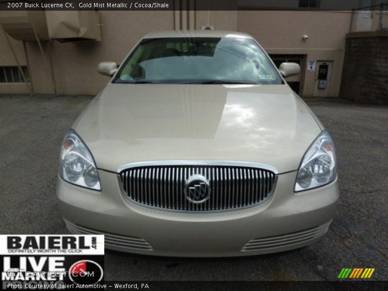 Gold Mist Metallic / Cocoa/Shale 2007 Buick Lucerne CX