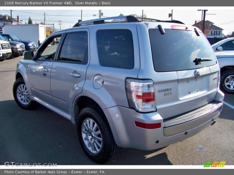 Silver Metallic / Black 2008 Mercury Mariner V6 Premier 4WD