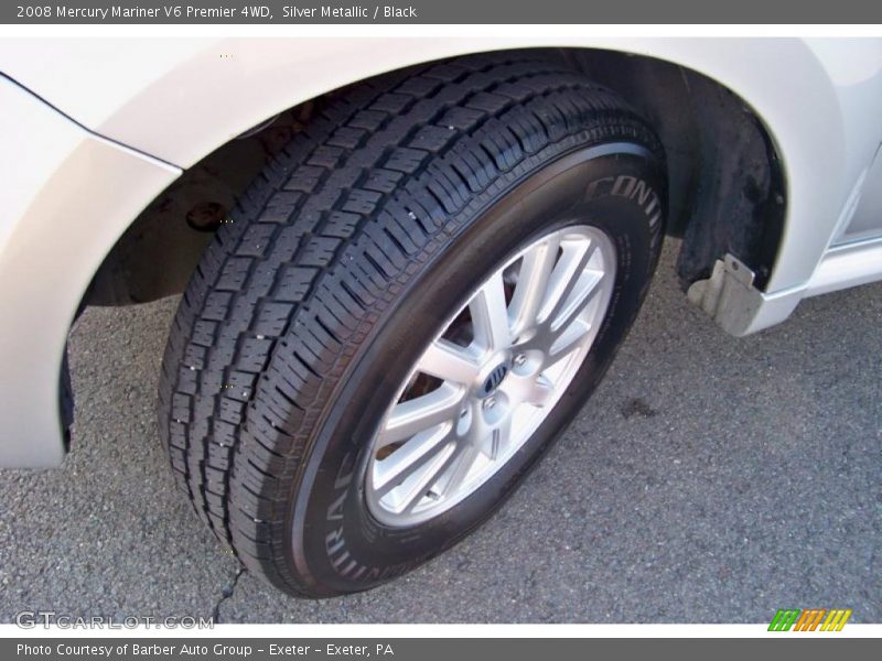 Silver Metallic / Black 2008 Mercury Mariner V6 Premier 4WD