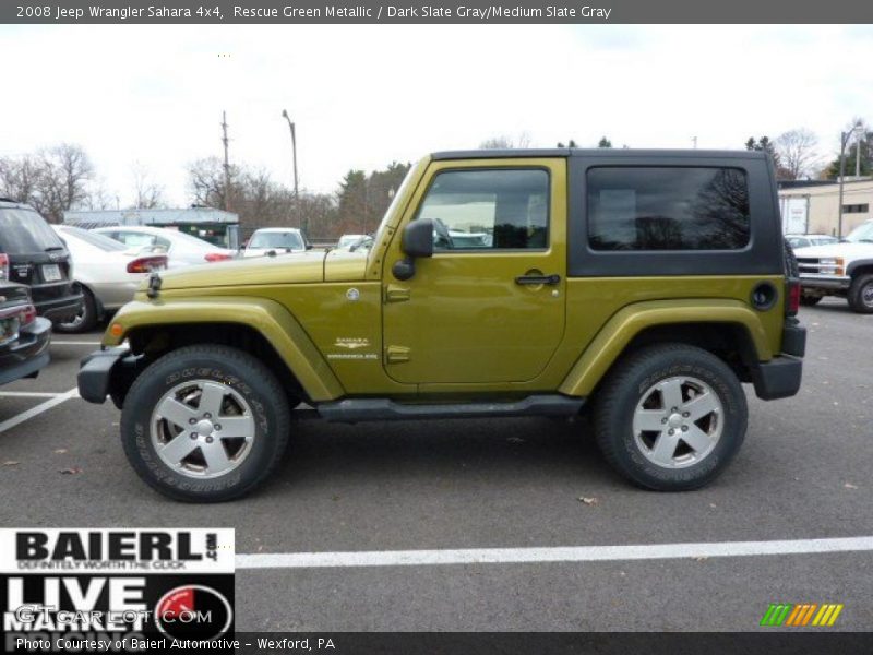 Rescue Green Metallic / Dark Slate Gray/Medium Slate Gray 2008 Jeep Wrangler Sahara 4x4