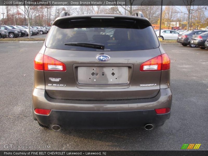 Deep Bronze Metallic / Desert Beige 2008 Subaru Tribeca Limited 5 Passenger