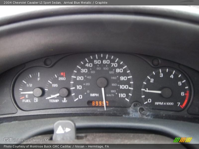 Arrival Blue Metallic / Graphite 2004 Chevrolet Cavalier LS Sport Sedan