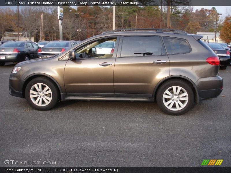 Deep Bronze Metallic / Desert Beige 2008 Subaru Tribeca Limited 5 Passenger