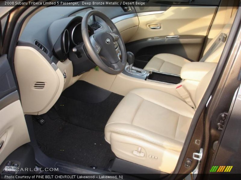Deep Bronze Metallic / Desert Beige 2008 Subaru Tribeca Limited 5 Passenger