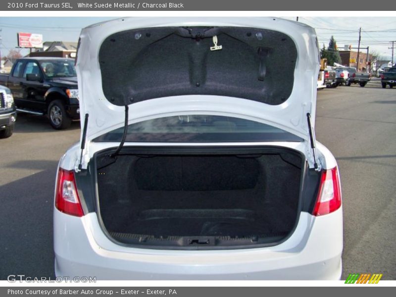 White Suede Metallic / Charcoal Black 2010 Ford Taurus SEL