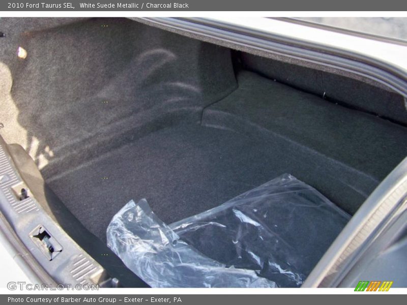 White Suede Metallic / Charcoal Black 2010 Ford Taurus SEL