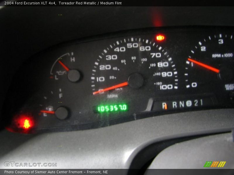 Toreador Red Metallic / Medium Flint 2004 Ford Excursion XLT 4x4