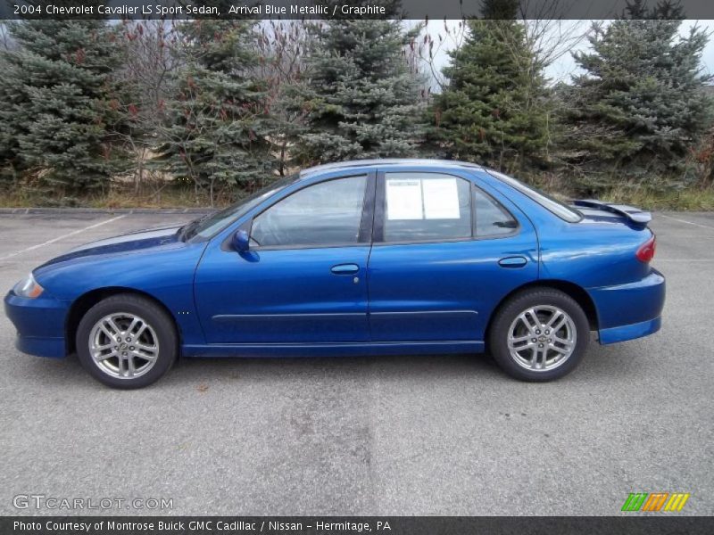  2004 Cavalier LS Sport Sedan Arrival Blue Metallic