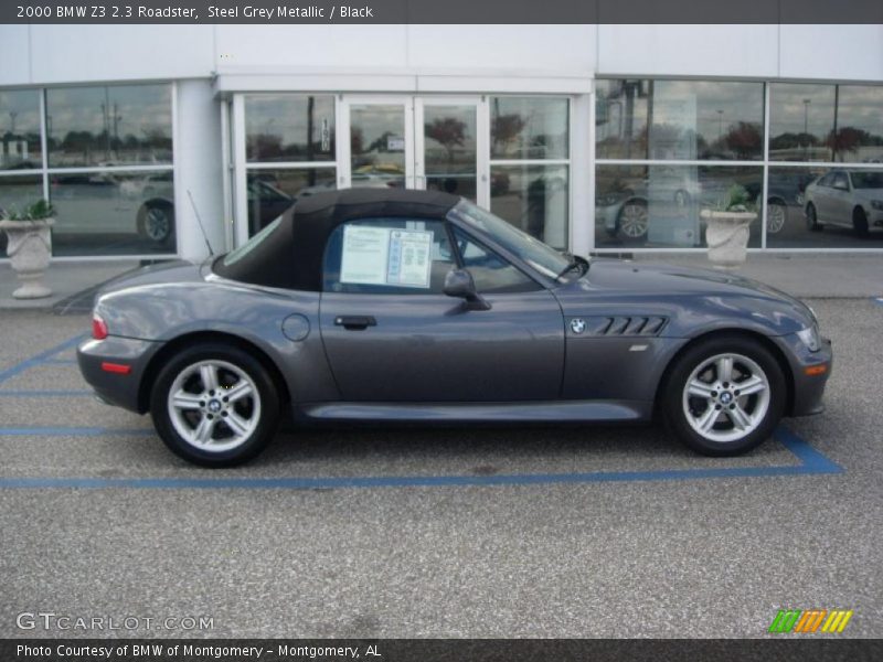 Steel Grey Metallic / Black 2000 BMW Z3 2.3 Roadster