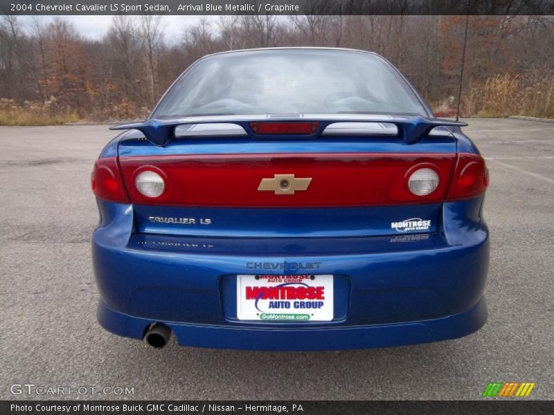 Arrival Blue Metallic / Graphite 2004 Chevrolet Cavalier LS Sport Sedan