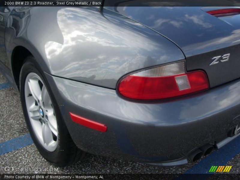 Steel Grey Metallic / Black 2000 BMW Z3 2.3 Roadster