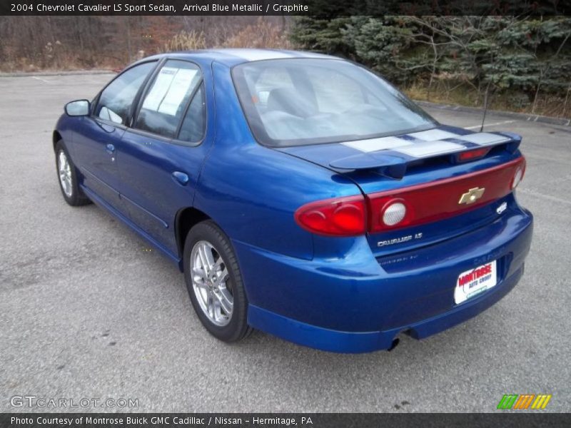 Arrival Blue Metallic / Graphite 2004 Chevrolet Cavalier LS Sport Sedan