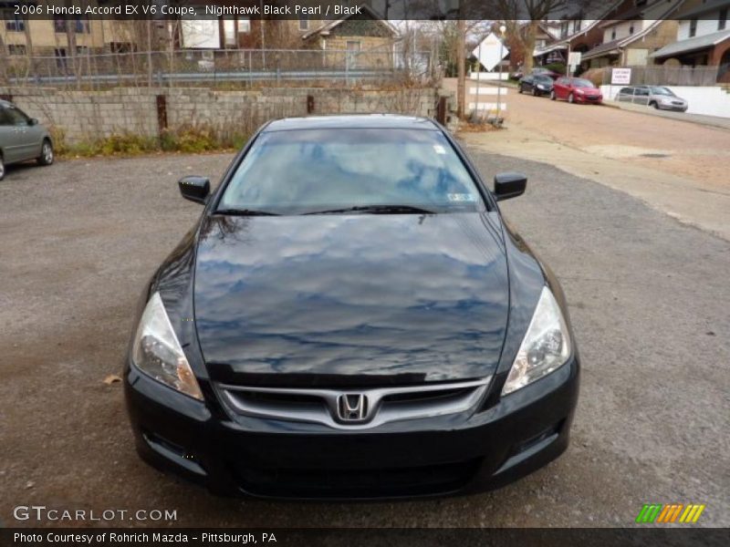 Nighthawk Black Pearl / Black 2006 Honda Accord EX V6 Coupe