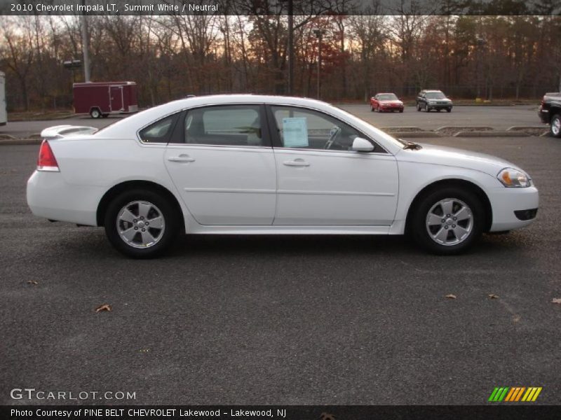 Summit White / Neutral 2010 Chevrolet Impala LT
