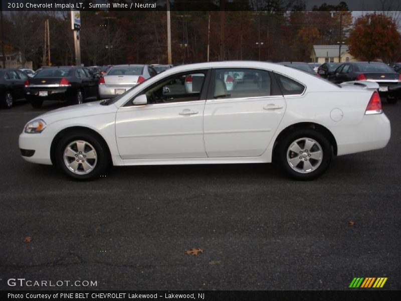 Summit White / Neutral 2010 Chevrolet Impala LT