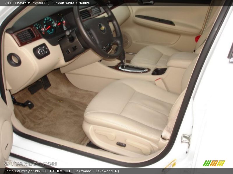 Summit White / Neutral 2010 Chevrolet Impala LT