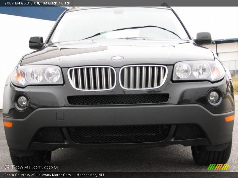 Jet Black / Black 2007 BMW X3 3.0si