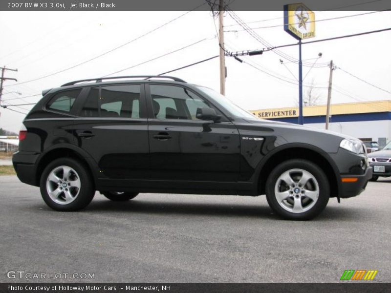 Jet Black / Black 2007 BMW X3 3.0si