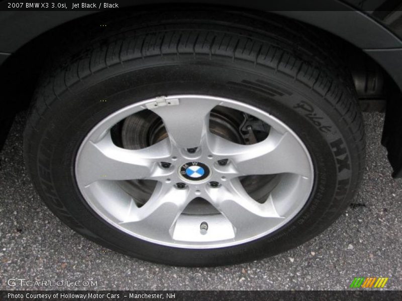 Jet Black / Black 2007 BMW X3 3.0si
