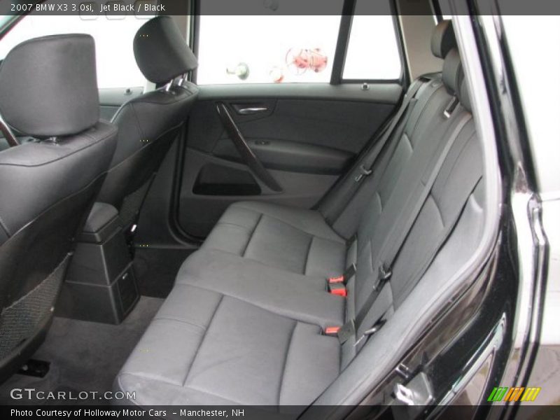 Jet Black / Black 2007 BMW X3 3.0si