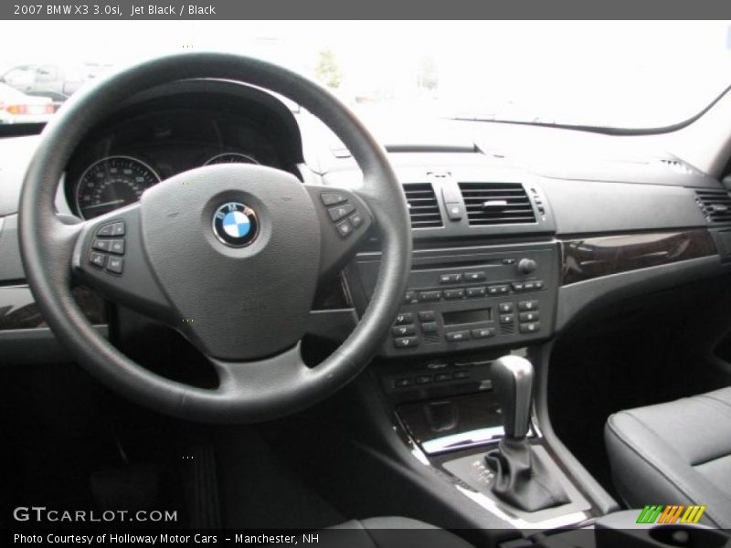 Jet Black / Black 2007 BMW X3 3.0si