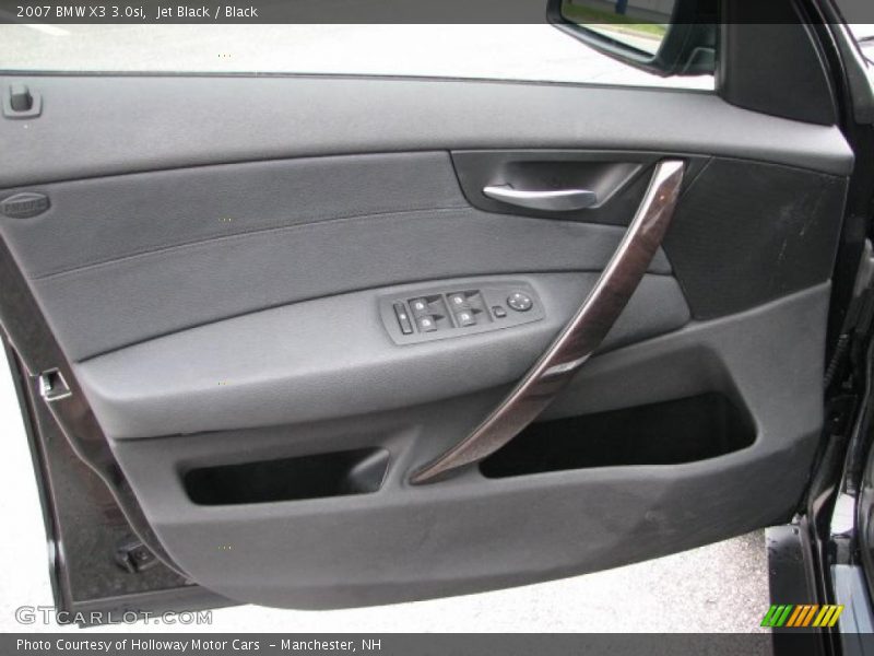 Jet Black / Black 2007 BMW X3 3.0si