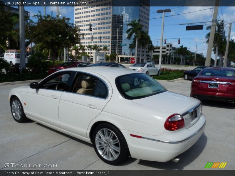Porcelain White / Ivory 2008 Jaguar S-Type 3.0