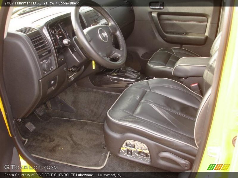 Yellow / Ebony Black 2007 Hummer H3 X