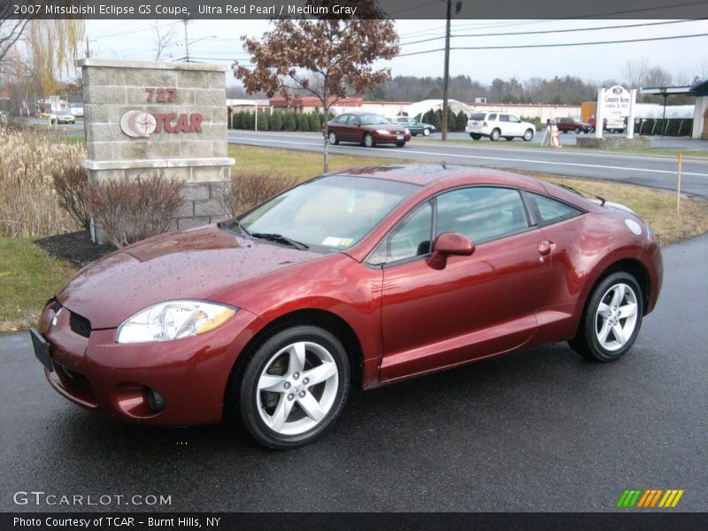 Ultra Red Pearl / Medium Gray 2007 Mitsubishi Eclipse GS Coupe