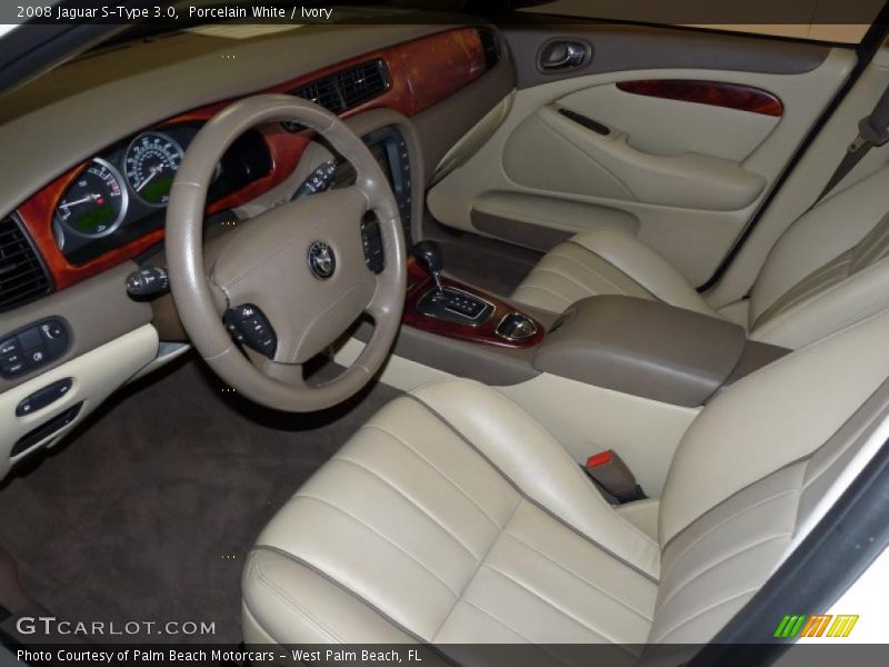 Ivory Interior - 2008 S-Type 3.0 