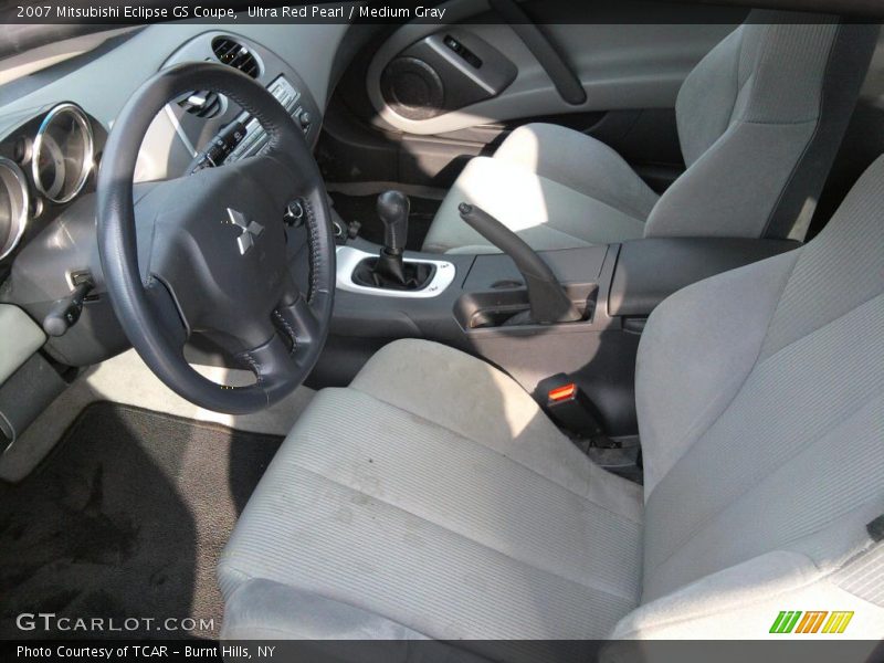 Ultra Red Pearl / Medium Gray 2007 Mitsubishi Eclipse GS Coupe