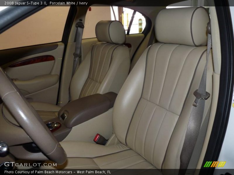 Porcelain White / Ivory 2008 Jaguar S-Type 3.0