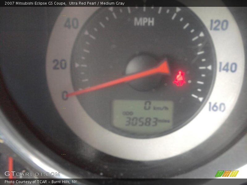 Ultra Red Pearl / Medium Gray 2007 Mitsubishi Eclipse GS Coupe