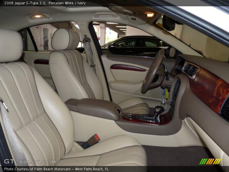  2008 S-Type 3.0 Ivory Interior